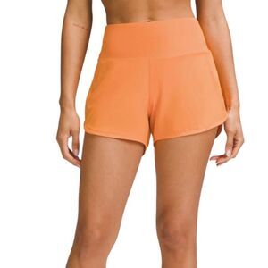 Lululemon Speed Up High-Rise Short 4" *Long Lit Orange